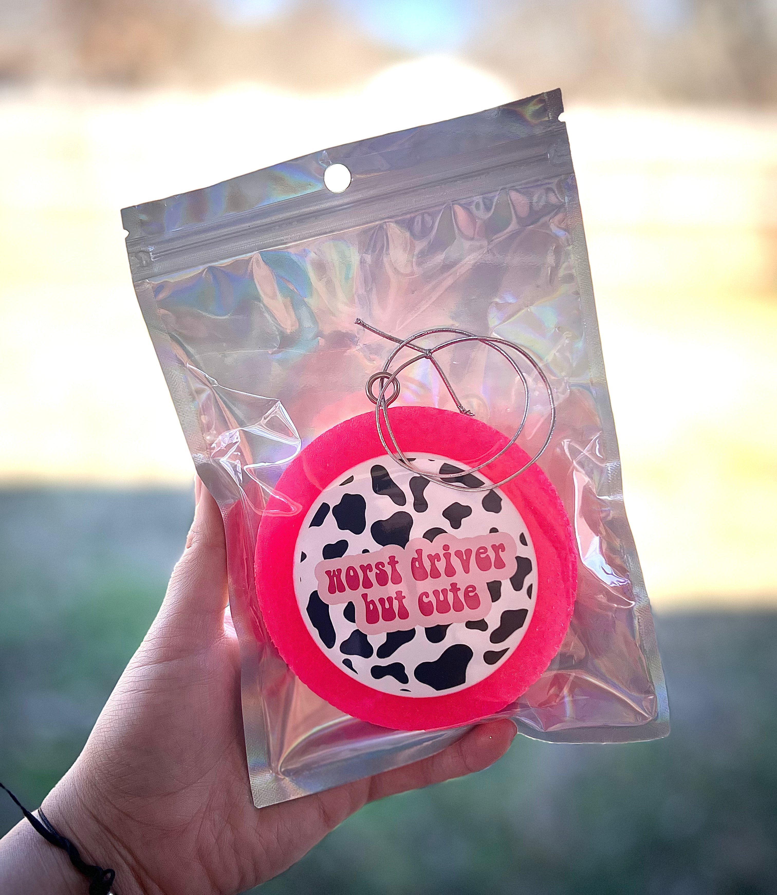 "Worst Driver but Cute" Car Freshie