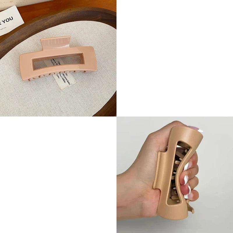 Soft Silicone Hair Claw Clips