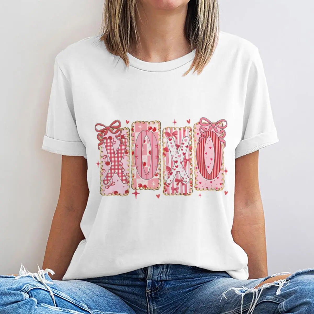 XOXO Pink Valentine T-shirt