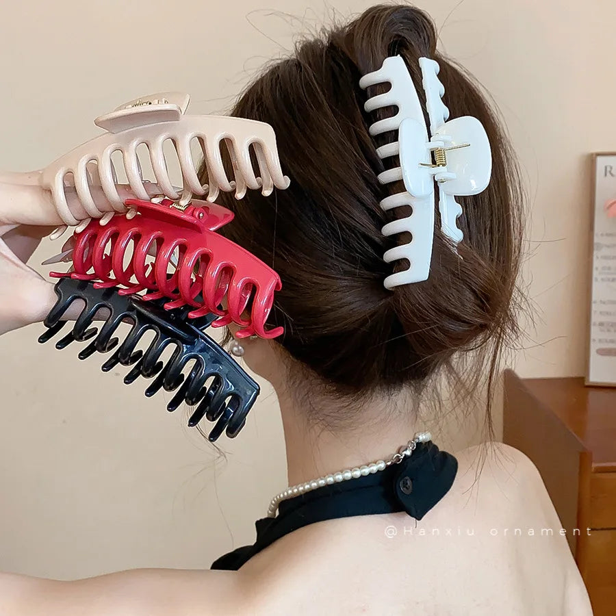 Soft Silicone Hair Claw Clips