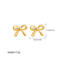Minimalist Bow Earrings