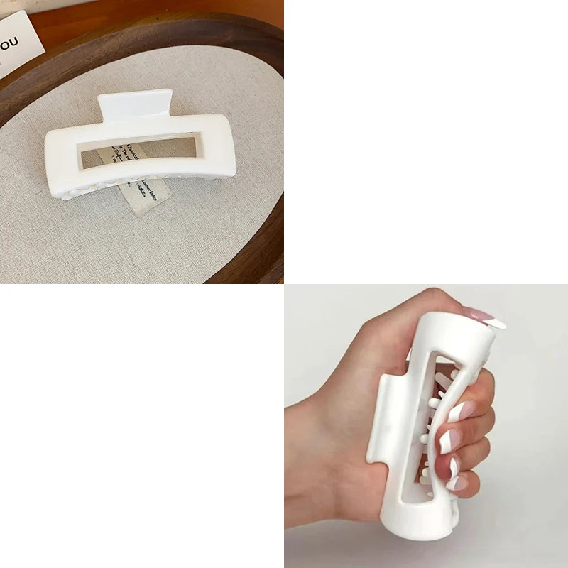 Soft Silicone Hair Claw Clips