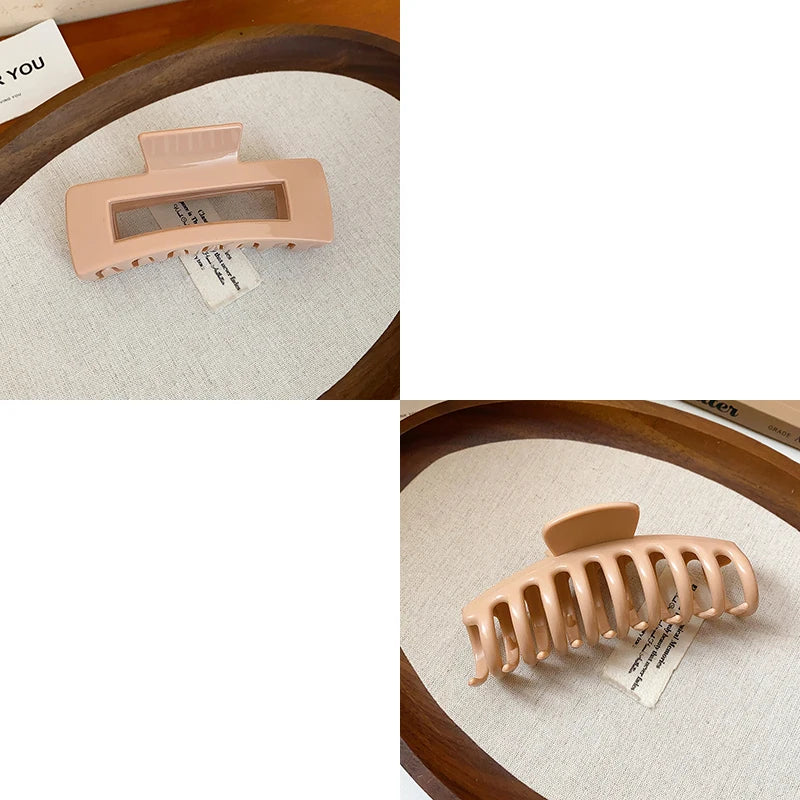 Soft Silicone Hair Claw Clips