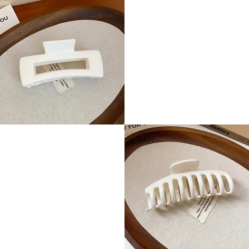 Soft Silicone Hair Claw Clips
