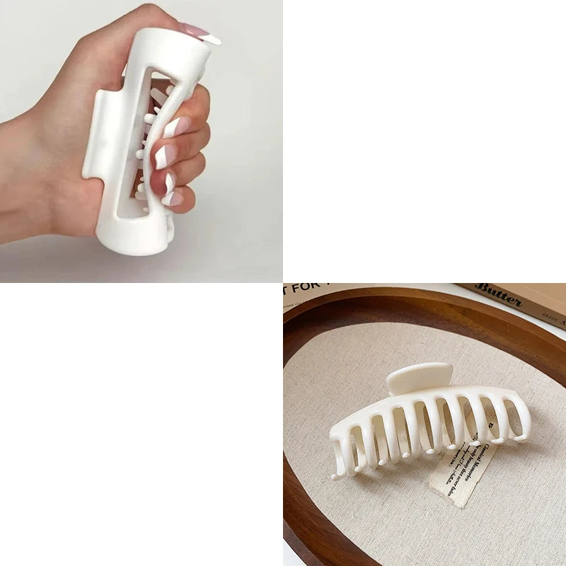 Soft Silicone Hair Claw Clips