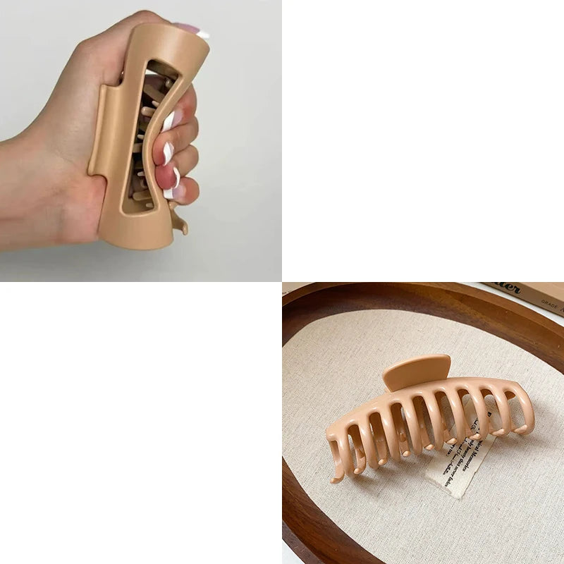 Soft Silicone Hair Claw Clips