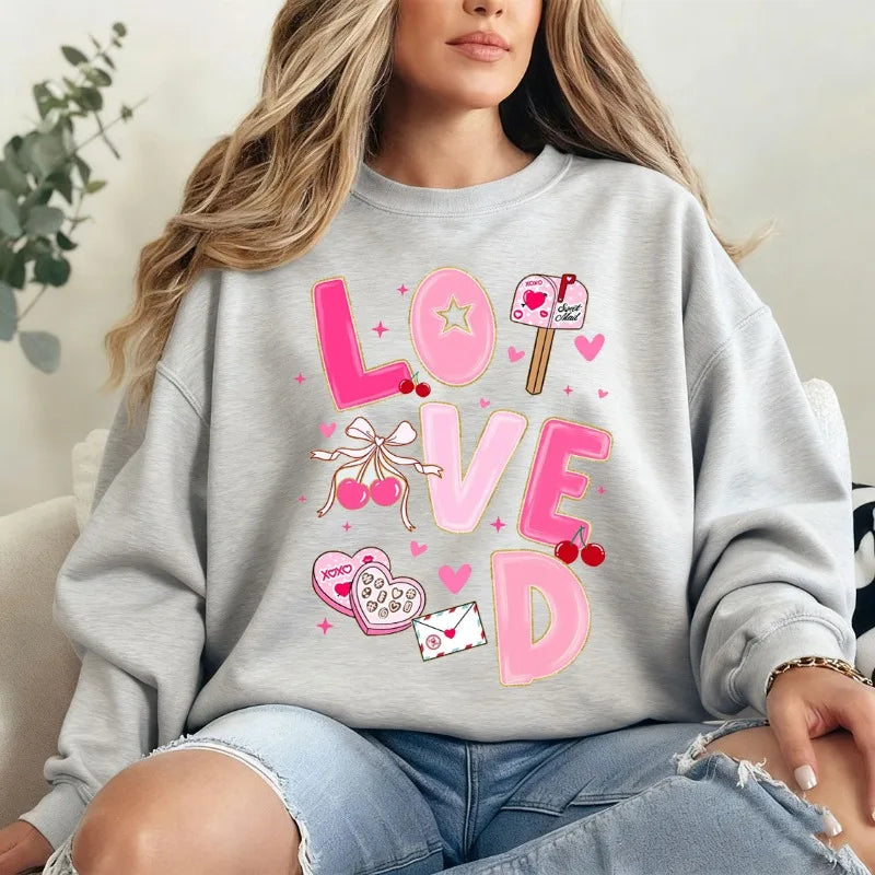 Valentine "LOVED" Sweatshirt