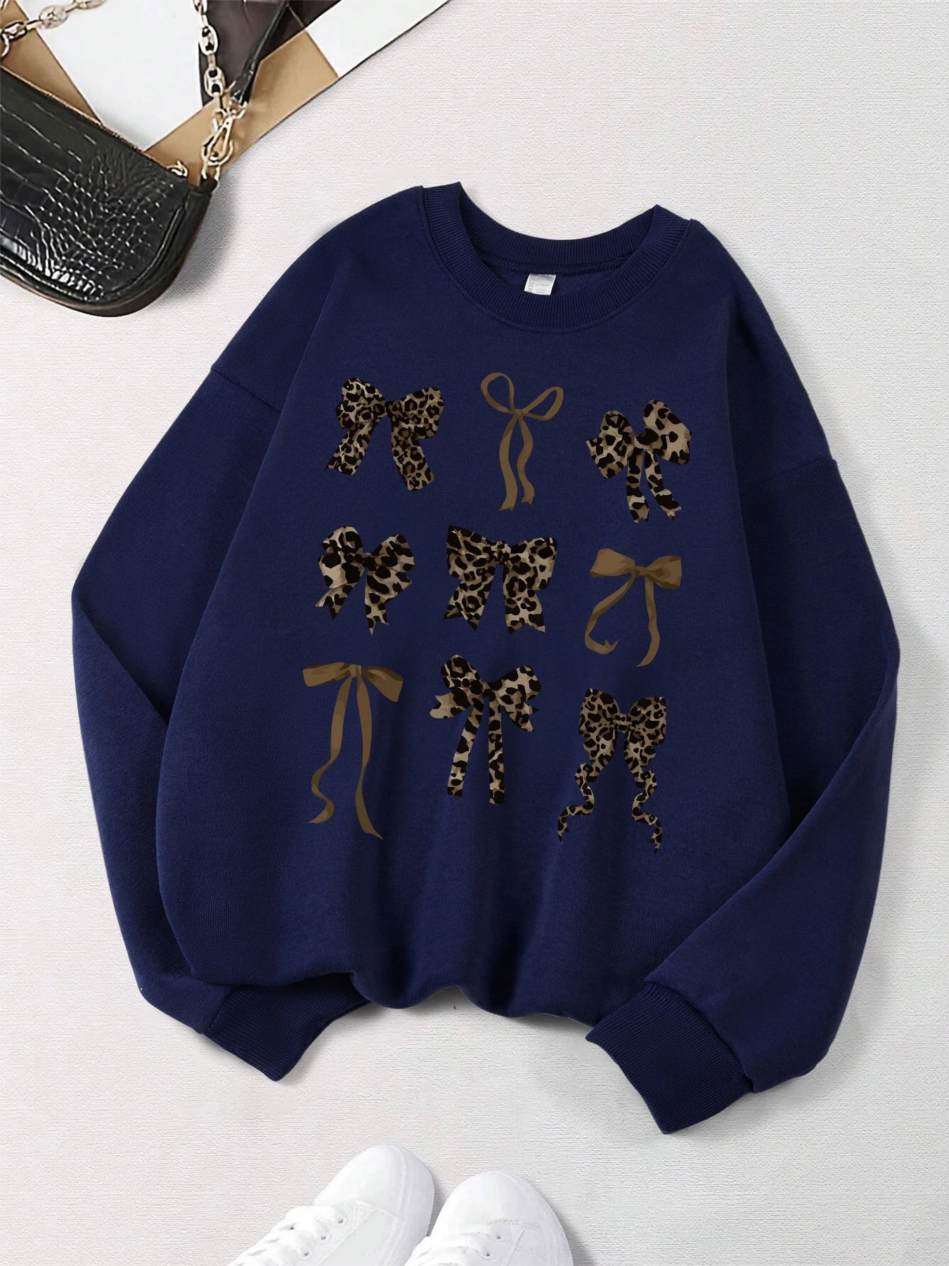 Bow Printed Women's sweatshirts