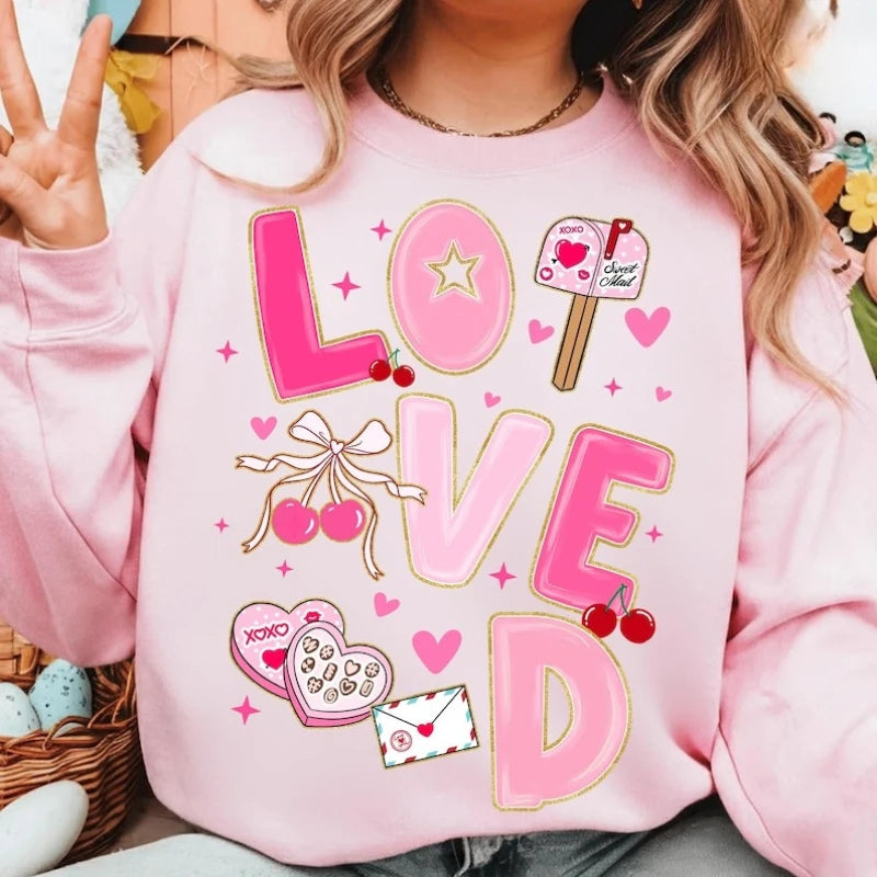 Valentine "LOVED" Sweatshirt
