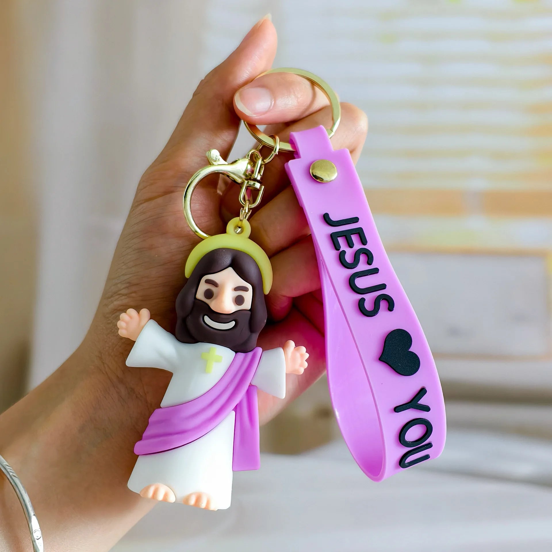 Jesus Figure Keychain