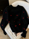 Heart Pattern Sweater