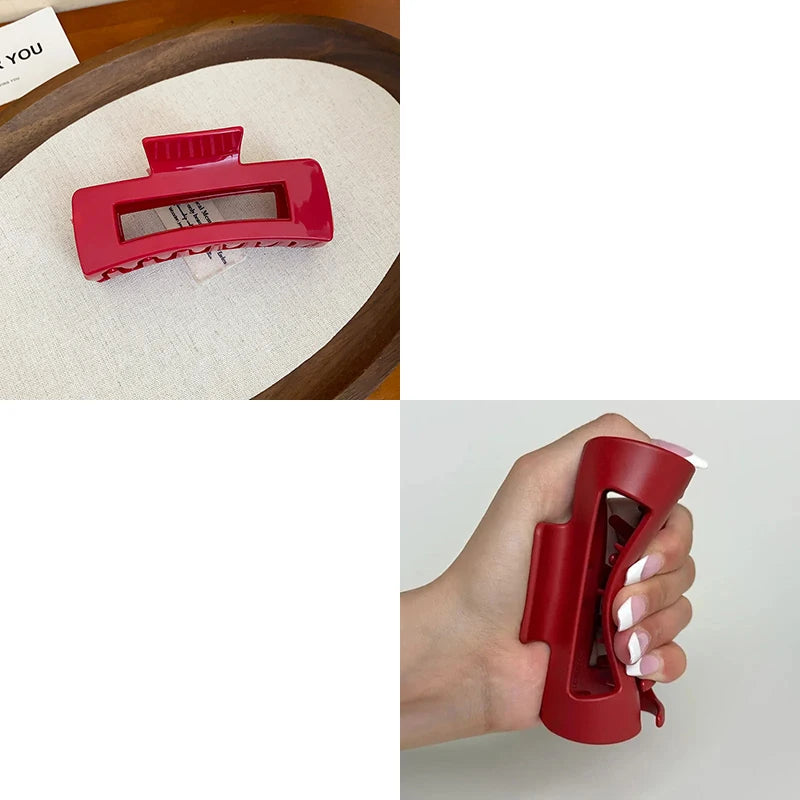Soft Silicone Hair Claw Clips