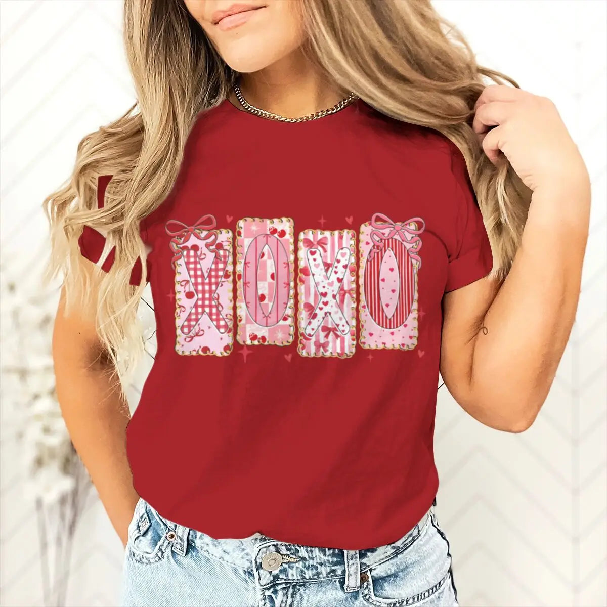 XOXO Pink Valentine T-shirt