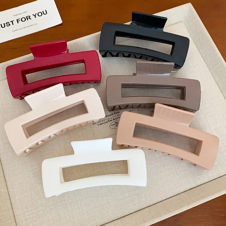 Soft Silicone Hair Claw Clips