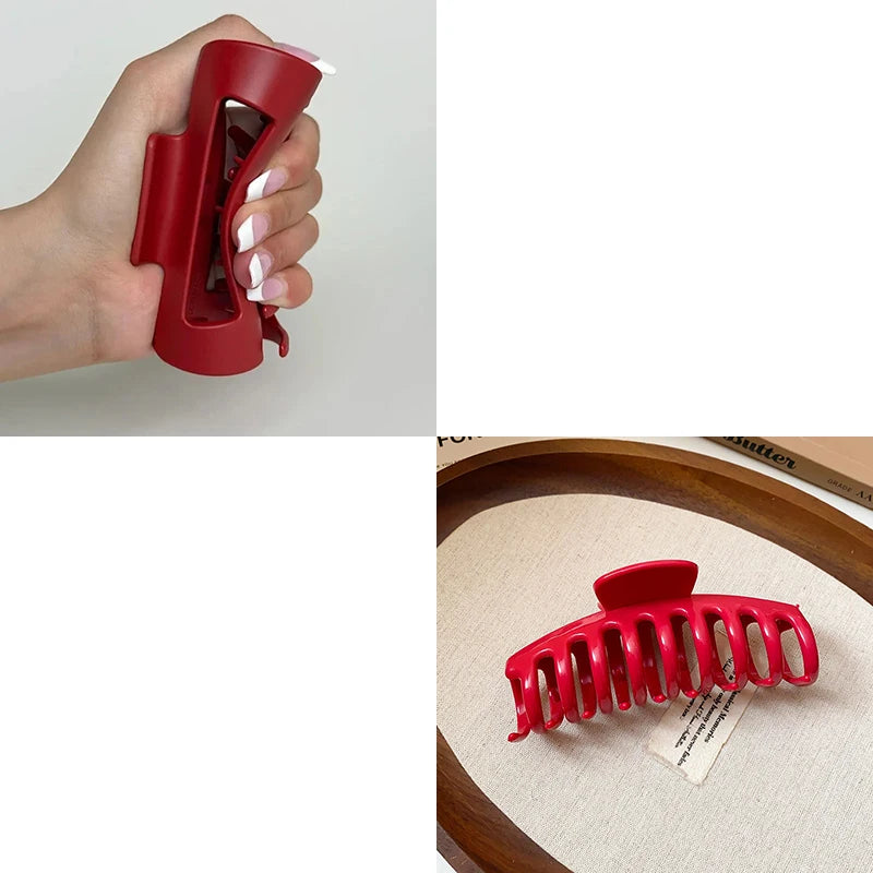 Soft Silicone Hair Claw Clips