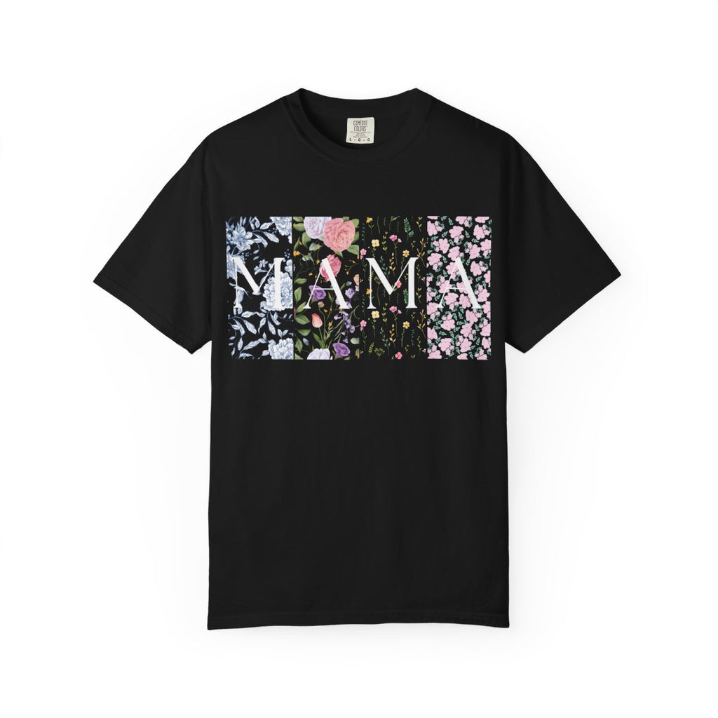 Floral Panel Mama T-shirt