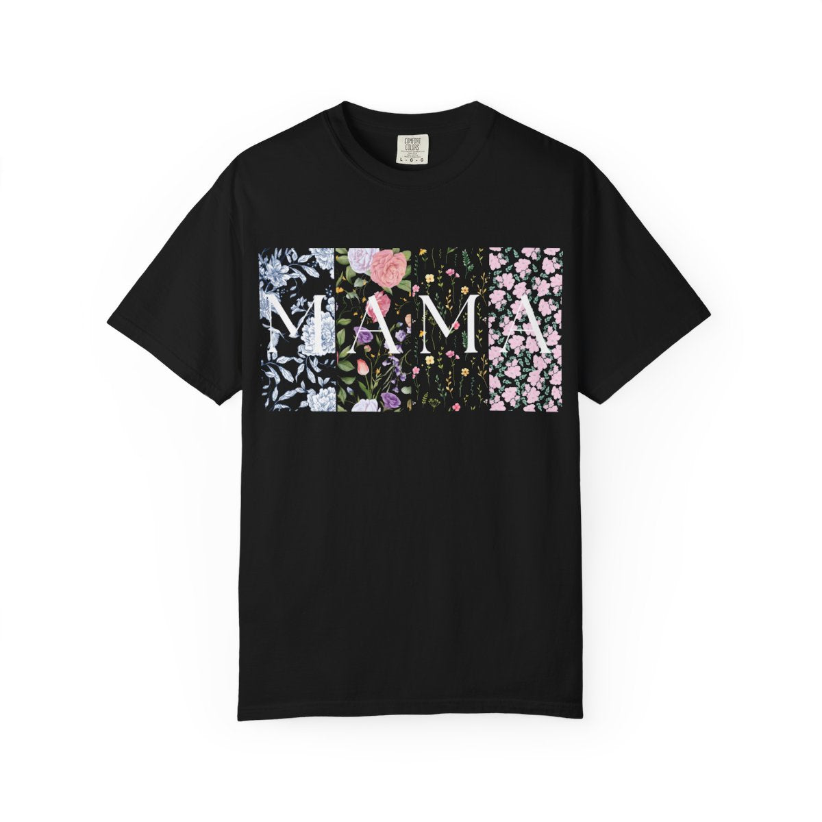 Floral Panel Mama T-shirt