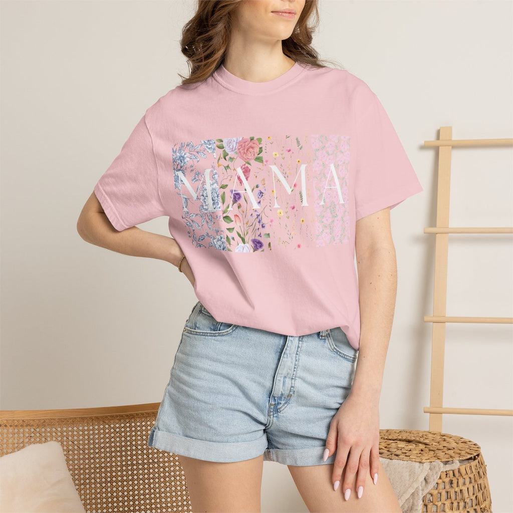Floral Panel Mama T-shirt