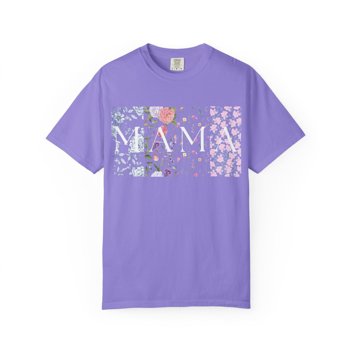 Floral Panel Mama T-shirt